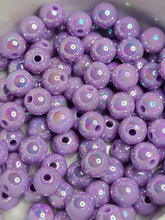 Medium Purple AB Acrylic 8mm Beads