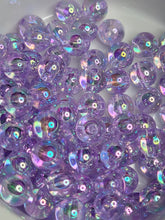 Transparent Lilac AB Acrylic 8mm Beads